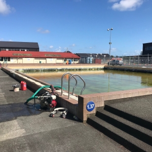 Draining the Large Pool